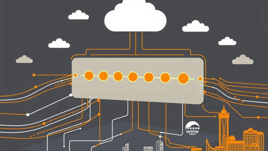 A conceptual diagram showing the difference between headline bandwidth and real-world network throughput stability.