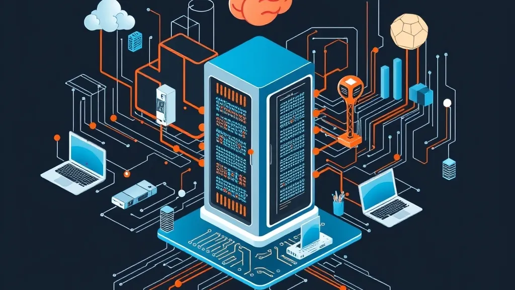 A diagram showing the flow between cloud AI backend servers and localized educational endpoint hardware.