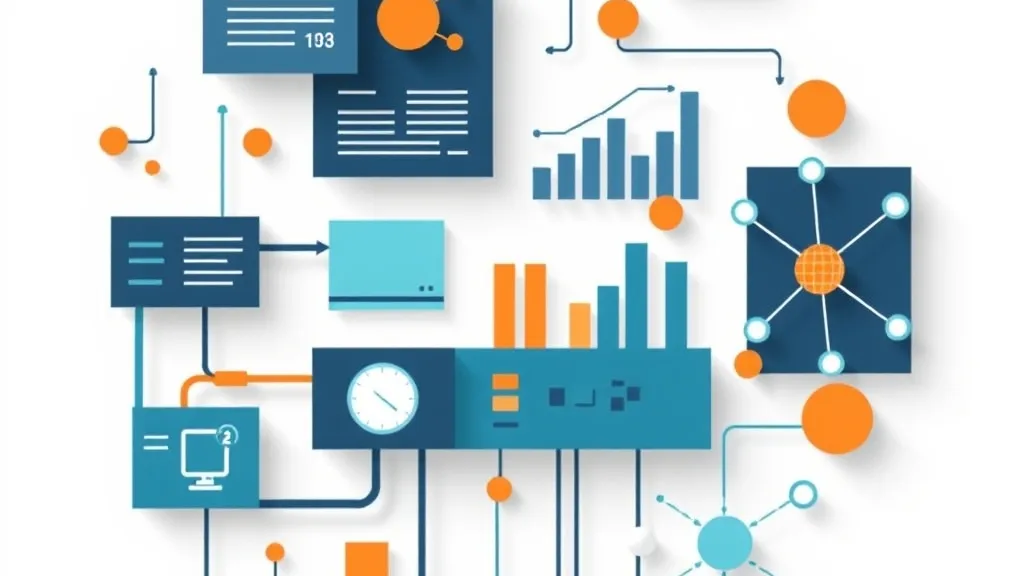 Abstract illustration representing scientific computing research methods, data pipelines, and reproducible system architecture validation.