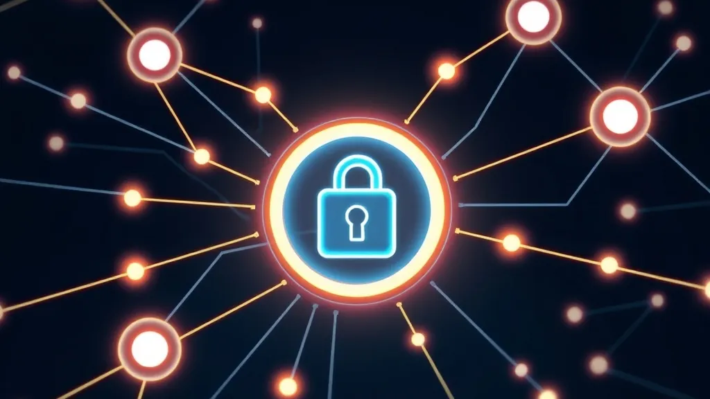 Network visualization showing secure identity verification protocols across hybrid environments.