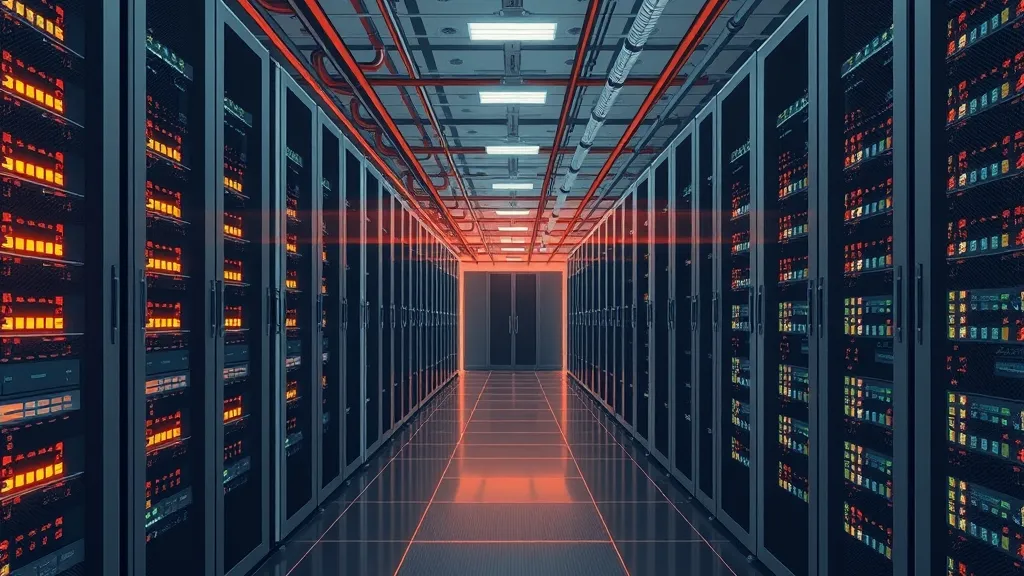 Schematic representation of high-voltage power distribution in an advanced AI compute facility.