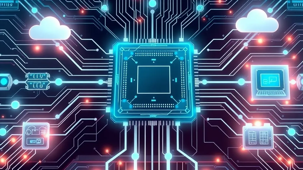 Diagram illustrating enterprise data infrastructure connecting edge hardware processors with autonomous AI reasoning layers.