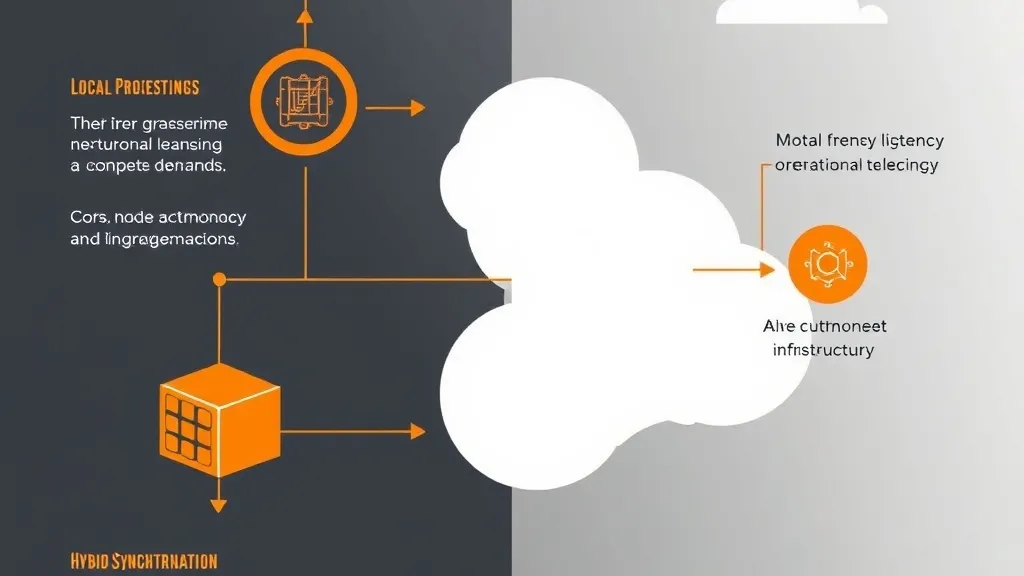 Edge Inference vs. Cloud Synchronization Trade-offs