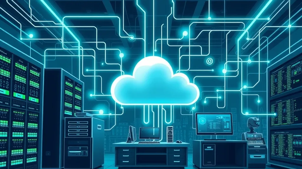 A conceptual diagram showing cloud infrastructure servers connecting high-concurrency interactive data streams to enterprise endpoints and partner ecosystems.